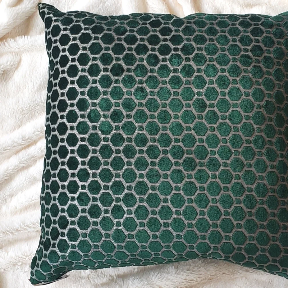 NWT Caldeira Luxury Belgian Velvet Fabric Oversized Pillow